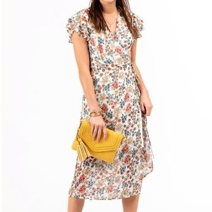 Sylvia Floral Midi Dress, Francesca’s